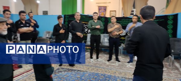 مراسم عزاداری شب عاشورای حسینی در مسجد محمد رسول (ص) حسین آباد شیروان
