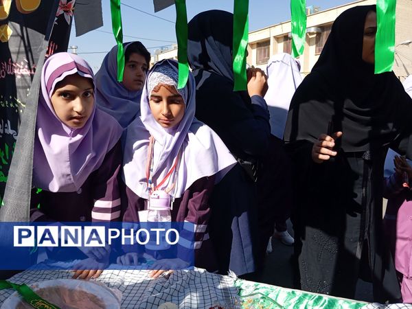 دبستان شهید کشاورز در سوگ فاطمیه