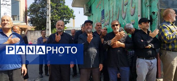 راهپیمایی عزاداران قائمشهری در سالروز رحلت رسول اکرم (ص) و امام حسن مجتبی (ع)
