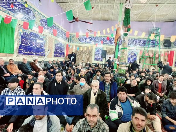 حضور مردم شیعه و سنی تربت‌ جام در جشن ولادت امام حسین (ع)