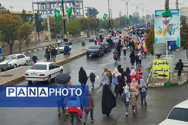  راهپیمایی13 آبان در شهرستان اشتهارد