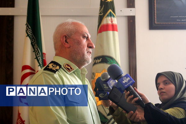 نشست خبری فرمانده انتظامی استان بوشهر با اصحاب رسانه 