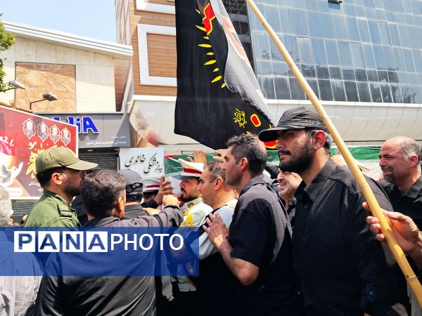 تشییع پیکر شهید پارسا شکوهی در قائمشهر
