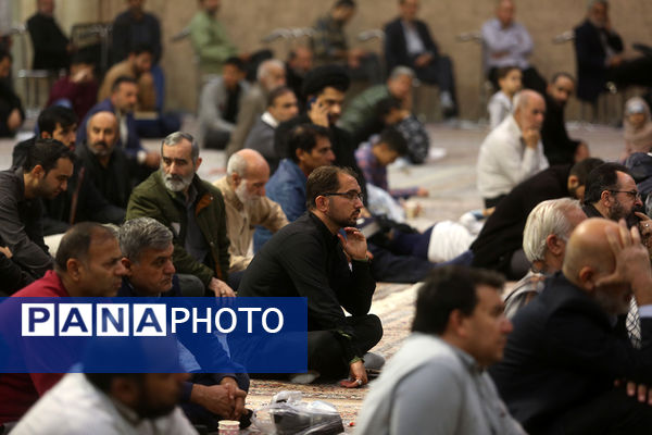 مراسم یادبود کودکان و زنان شهید بمباران هوایی روضه فاطمیه قم