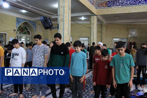 مراسم اعتکاف در مسجد سیدالشهداء رباط‌کریم