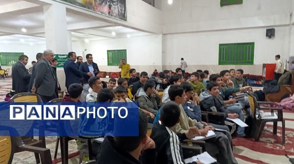  حضور مسئولان آموزش و پرورش در جمع معتکفین دانش‌آموز یاسوج