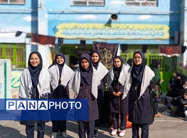 عزاداری حضرت فاطمه ( س ) در دبیرستان دخترانه فضه