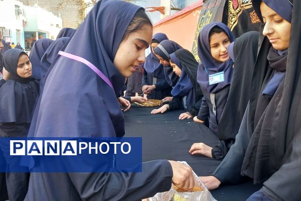 مراسم عزاداری ایام فاطمیه در مدرسه شهید جواهری ۲