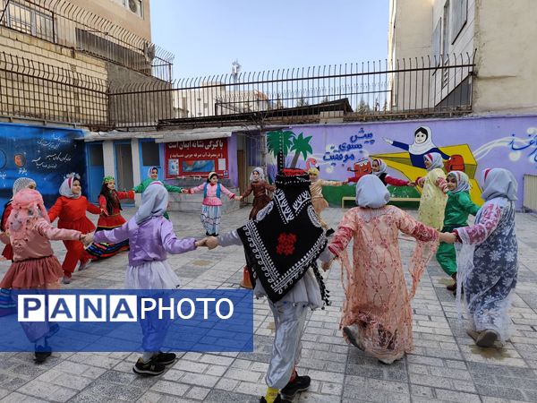 برگزاری جشن چهارشنبه سوری ایمن  در دبستان سارا شهرستان ملارد 