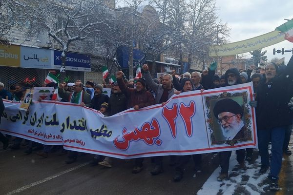 راهپیمایی ۲۲ بهمن در آشخانه