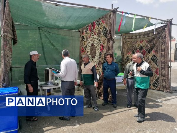 برپایی موکب عاشورایی اربعین حسینی در شیروان