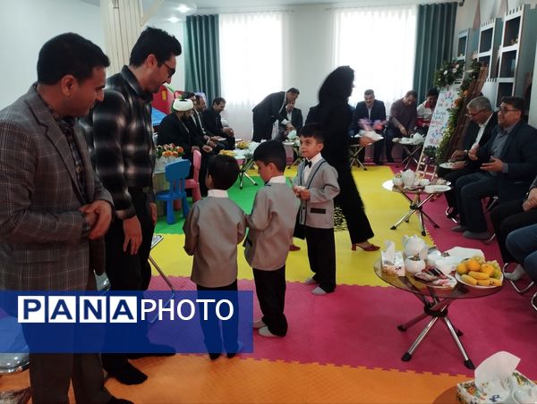 طنین زنگ غنچه ها در مهد کودک قصر فرشته‌های شهرستان شیروان