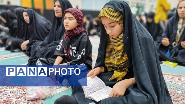  مراسم پرفیض زیارت عاشورا در شب چهارم محرم در مارگون
