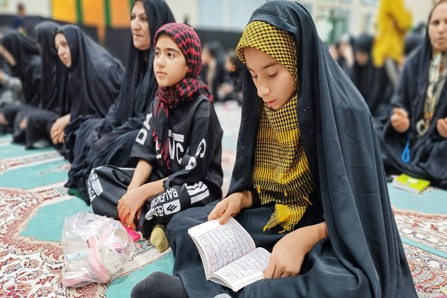  مراسم پرفیض زیارت عاشورا در شب چهارم محرم در مارگون