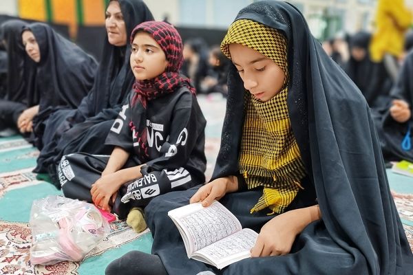  مراسم پرفیض زیارت عاشورا در شب چهارم محرم در مارگون