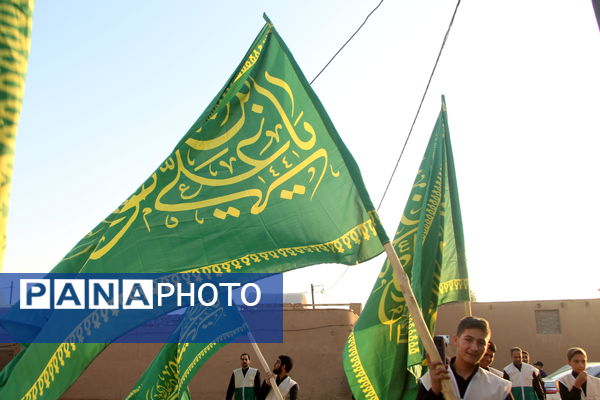 کاروان نمادین حضور امام رضا (ع) در یزد