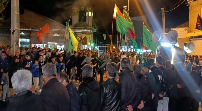 عزاداری «شاخسی» شاه‌حسین‌گویان در شهرستان خلخال