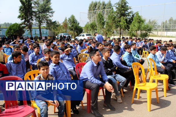 مانور بازگشایی مدارس بندپی شرقی