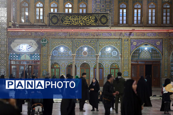 مراسم عزاداری سالروز شهادت امام هادی(ع) در حرم حضرت معصومه(س)