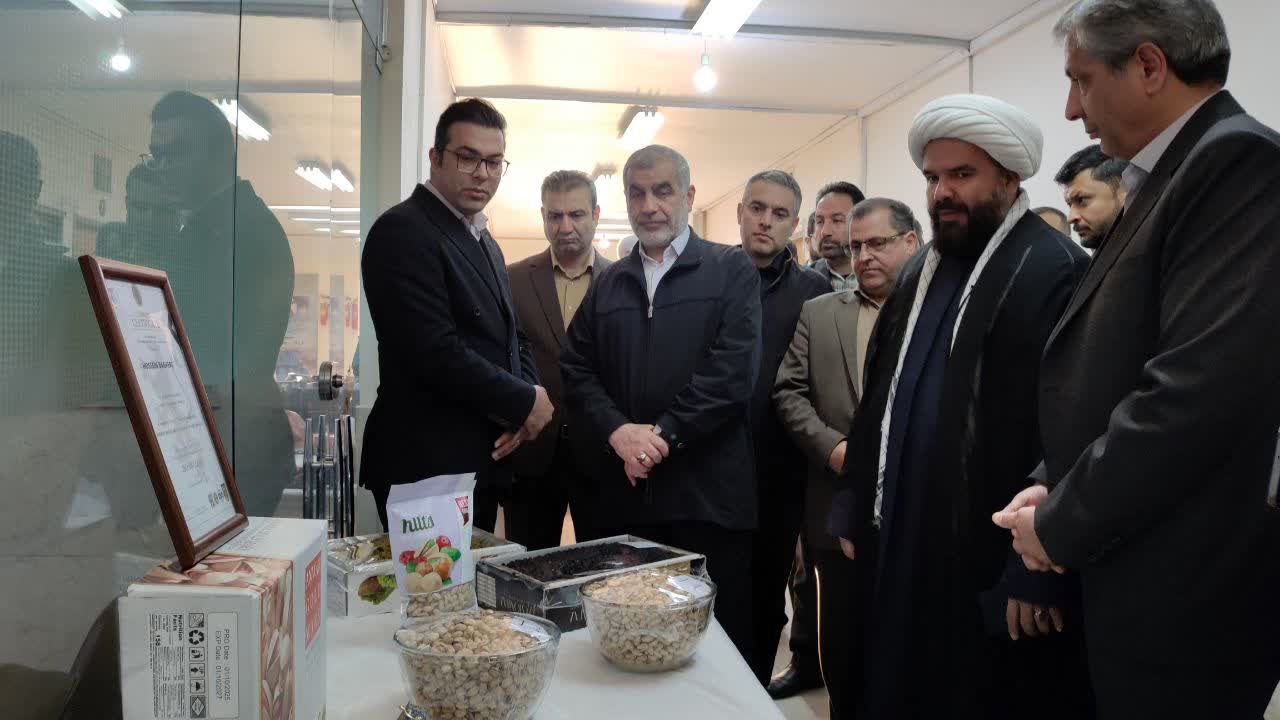 بازدید نائب رئیس مجلس شورای اسلامی از نمایشگاه تولیدات و محصولات صنعتی و صنایع دستی شهرستان کاشمر