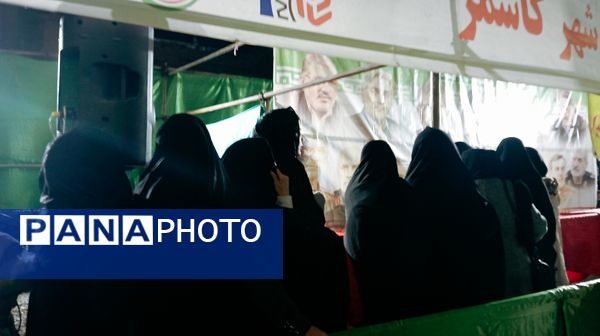 موکب های پذیرایی در جشن خیابانی مهر علوی کاشمر