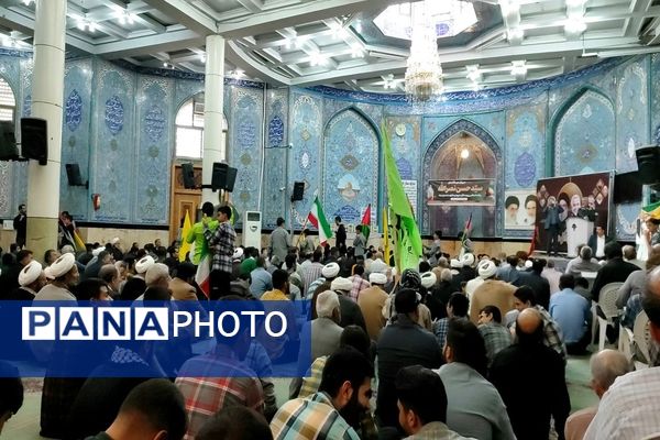 فریاد مرگ بر اسرائیل برای بار دیگر در نجف آباد 