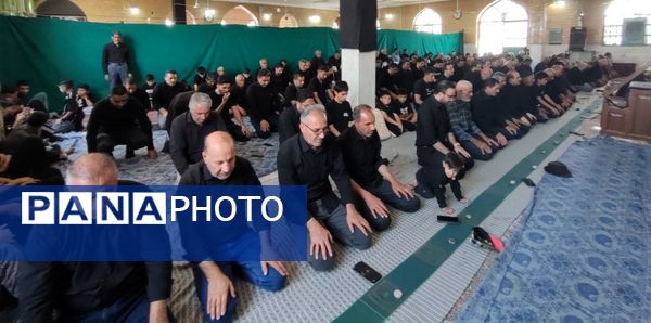 عزاداری مردم روستای جلماجرد در تاسوعای حسینی
