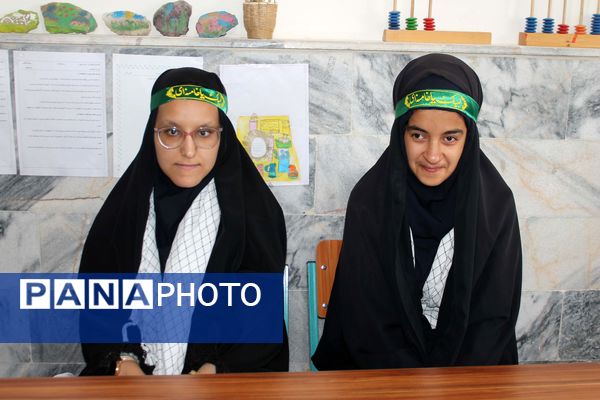 نواختن زنگ ایثار، شهادت و نماز در آموزشگاه ولایت شهرستان فریمان