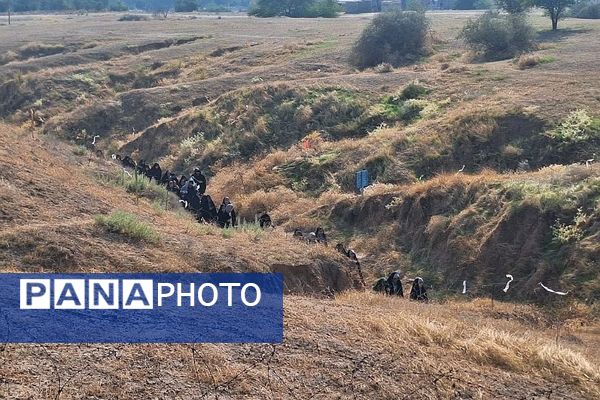 حضور دانش‌آموزان بسیجی ناحیه 2 شهرری در اردوی راهیان نور 