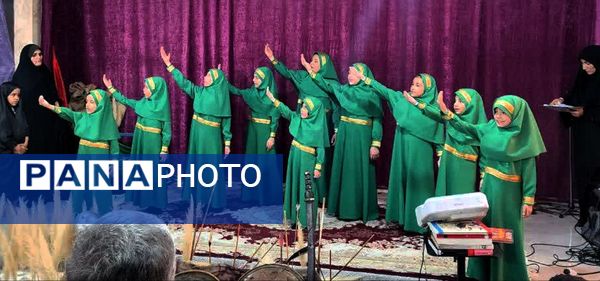 مراسم دختران زینبی در مسجد امام موسی کاظم (ع) اسلامشهر