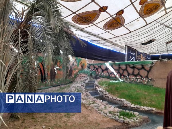 بازدید دانش‌آموزان تکتم از نمایشگاه ریحانه‌النبی