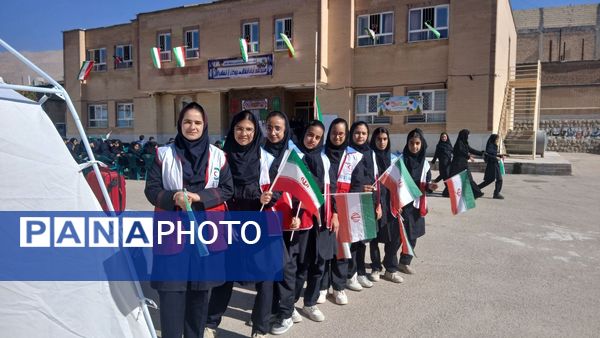 برگزاری مانور پدافند غیرعامل در آموزشگاه سمیه ناغان 