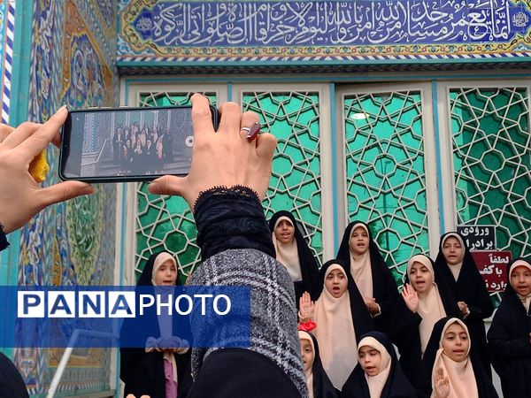 برپایی موکب مقاومت در شهرستان ملارد با شعار فلسطین پاره تن اسلام است 