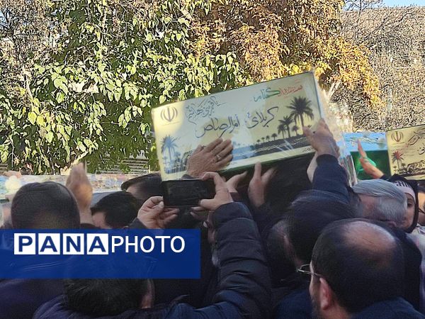 استقبال پرشور مردم بجنورد از پیکر شهیدان گمنام