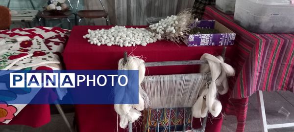 نمایشگاه صنایع دستی بانوان در مصلی امام خامنه‌ای شهرستان شیروان
