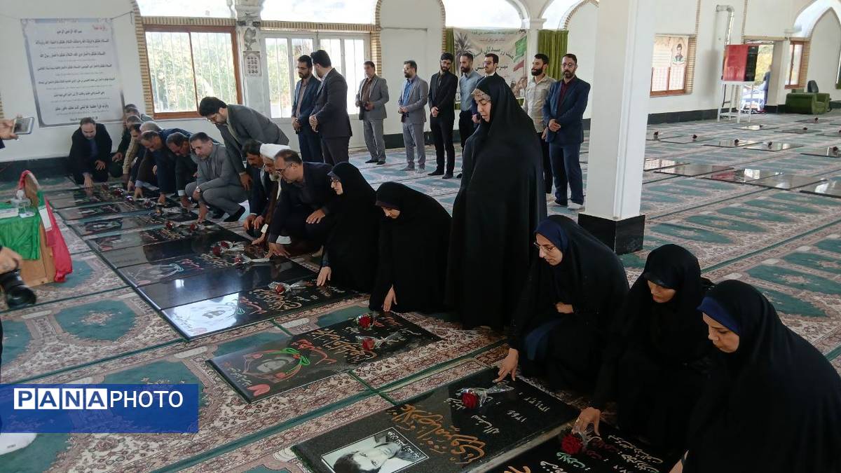 عهدی دوباره با شهیدان در گلزار شهدای املش