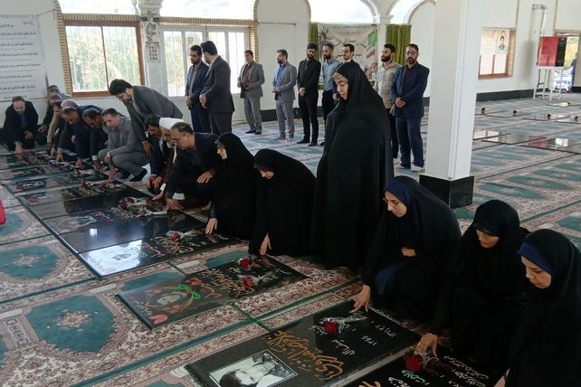 عهدی دوباره با شهیدان در گلزار شهدای املش