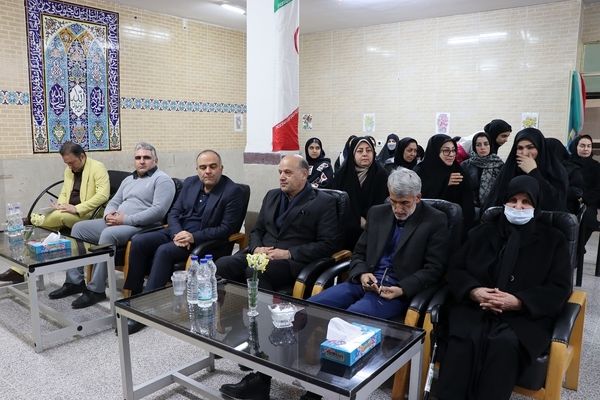 برگزاری آیین خشت‌گذاری هنرستان 6 کلاسه خیری ،مشارکتی حضرت مهدی (عج)در ناحیه 4 کرج