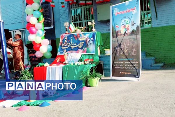 المپیاد ورزشی درون مدرسه‌ای در دبیرستان حجاب ناحیه یک شهرری