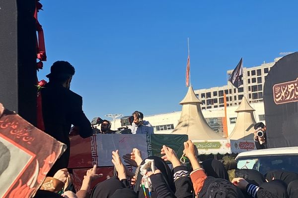 تشییع شهدای گمنام دفاع مقدس