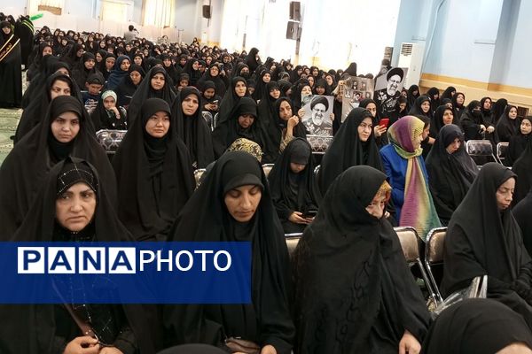 مراسم بزرگداشت شهادت آیت‌الله رئیسی و همراهانش در شهرستان رباط‌کریم 