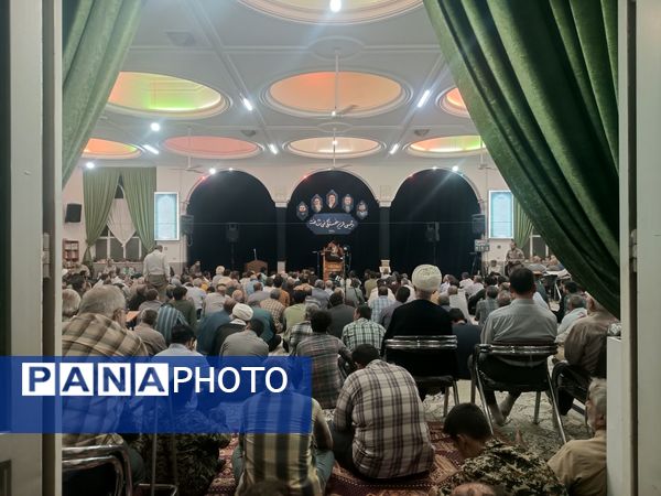 مراسم نخستین سالگرد شهادت شهدای خدمت در مسجد الهادی نیشابور 