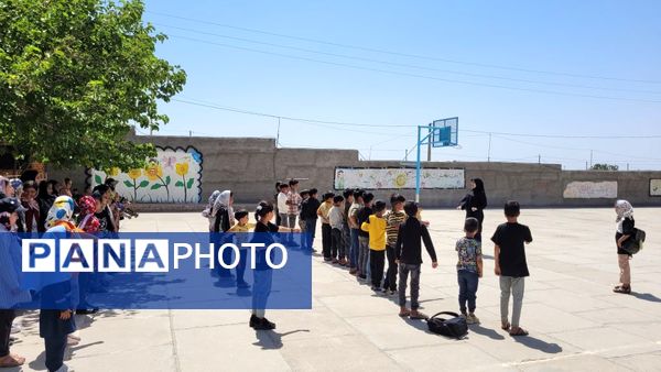 برگزاری اردوی جهادی در روستای قوچ پلنگ شهرستان کاشمر 