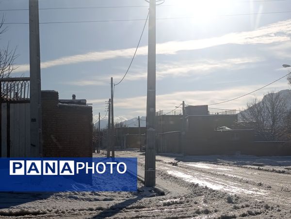 برف زمستانی مهمان شهرستان کیار شد