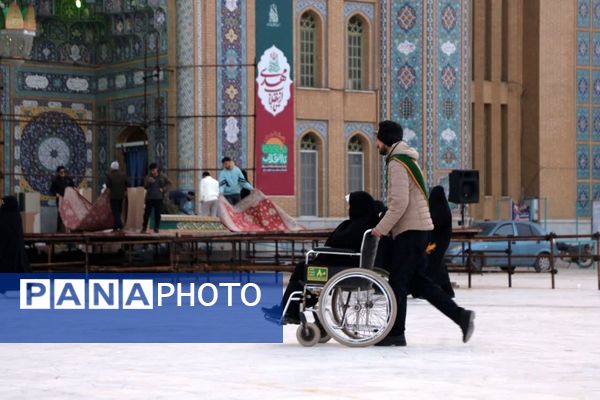 حال و هوای مسجد جمکران قبل از برپایی جشن‌ نیمه شعبان