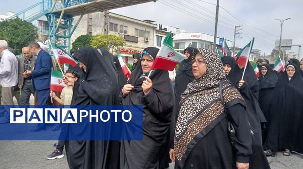 فریاد امت و راهپیمایی بشارت نصر در شهرستان محمودآباد