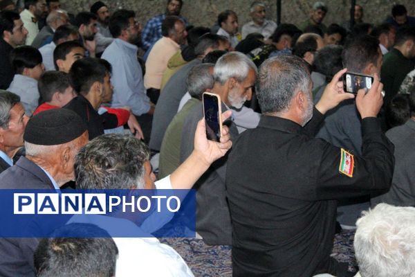 برگزاری یادواره هشت سال دفاع مقدس و جنگ دوازده روزه در روستای جیج آباد(نیشابور)