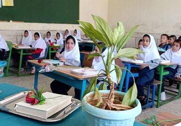 جشن آغازین فرشته‌های کلاس اولی در روستای کرتگل