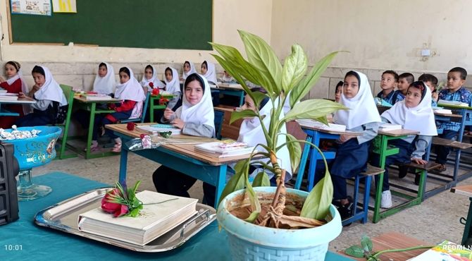 جشن آغازین فرشته‌های کلاس اولی در روستای کرتگل