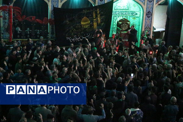 مراسم عزاداری فاطمیه در حسنیه چهارده معصوم یزد